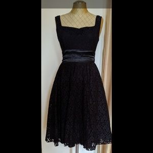 Black cocktail dress